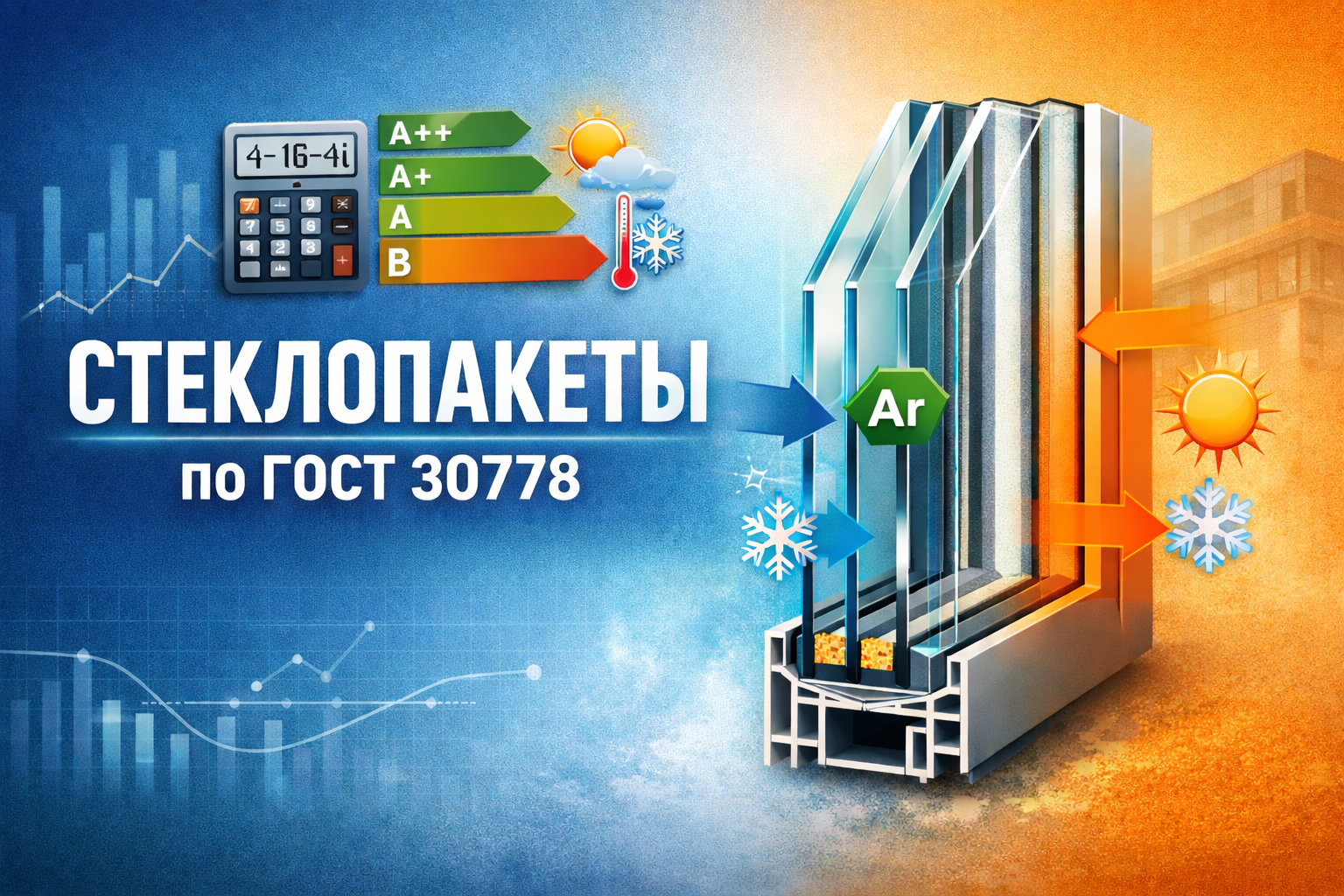 Стеклопакеты: формулы, классы и энергоэффективность по ГОСТ 30778